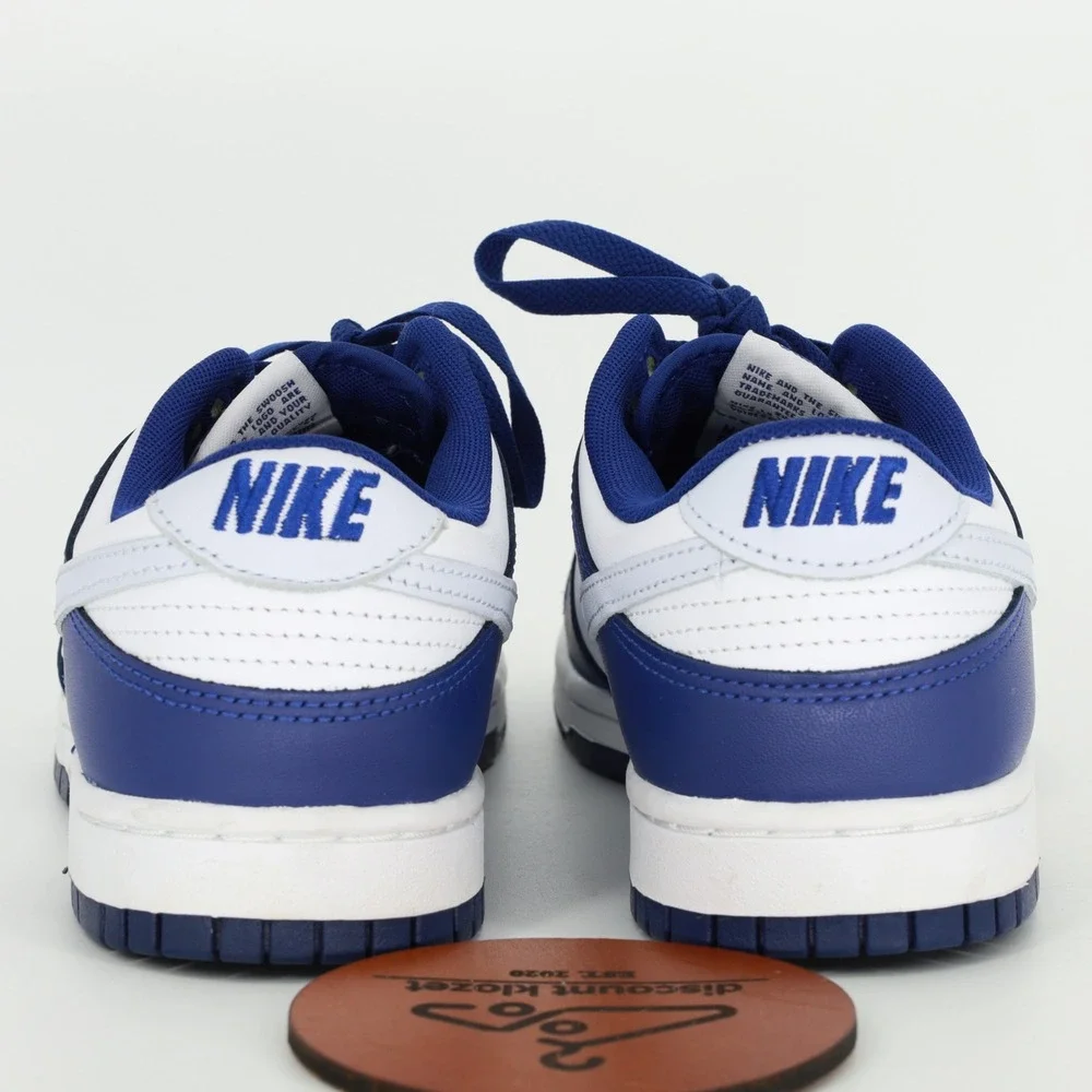 Nike Dunk Low Polar Blue White Leather Sneakers DV0833-400 Mens 6.5 Athleisure